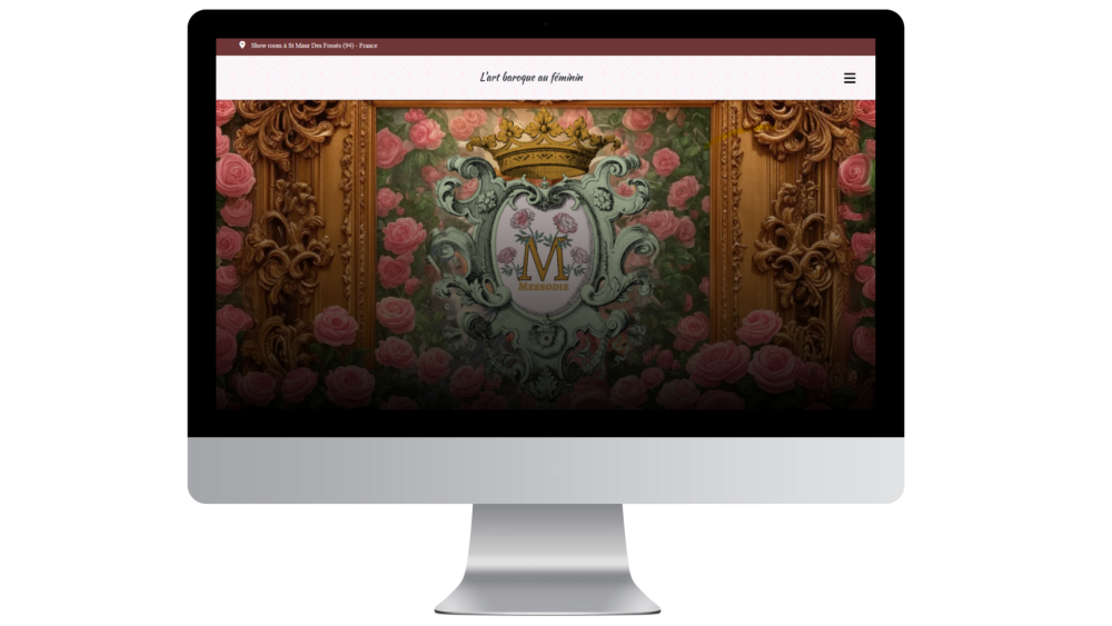Création du site d'internet de l'artiste Messodie