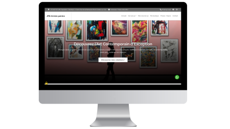 Création du site internet de l'artiste Jean Pierre Bardy